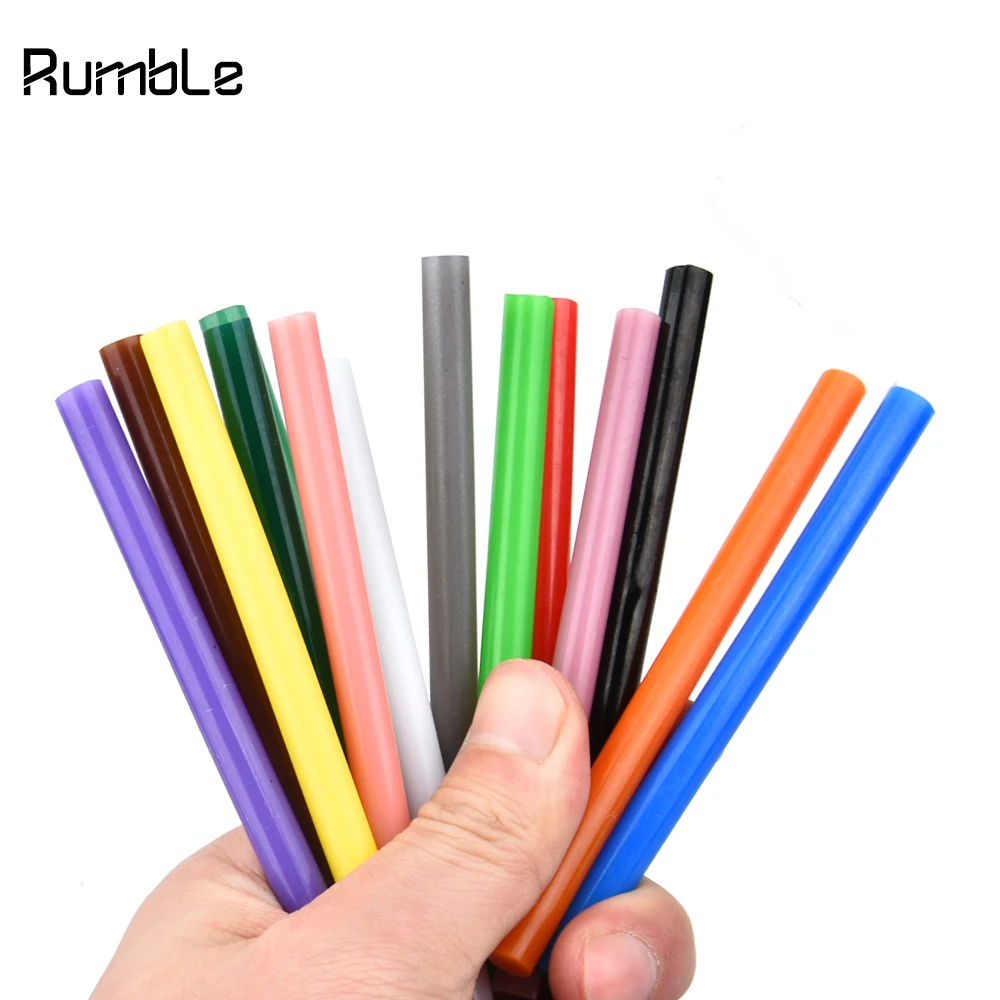 

5pcs Color Glue Stick DIY Craft Phone Case Model Project Hot Melt Glue Gun Pencil Adhesive Sticks Household Hand Repair Tool