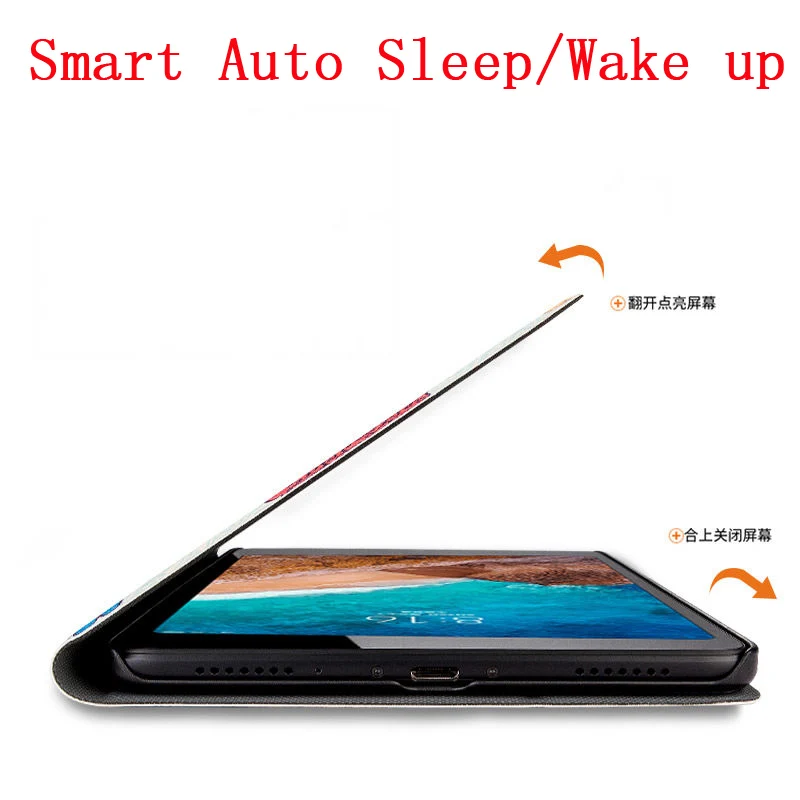 Роскошный флип чехол из искусственной кожи для планшета Xiaomi Mi Pad 4 MiPad4 защитный Pad4