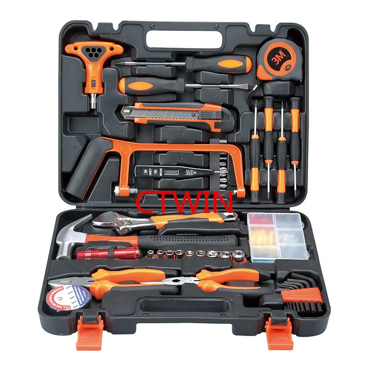 Manufacturers Selling 82 PCS Practical Toolbox Household Hardware Hand Tools Combination Suit Maintenance Tools Set