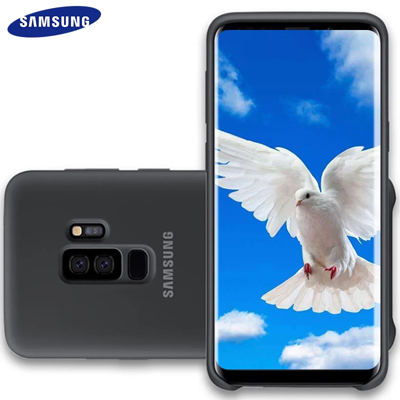 

Samsung S9 S 9 Plus Case Silicone 100% Original Back Cover 360 Luxury Sport Cut Camera Protective Anti-Fingerprint G9650