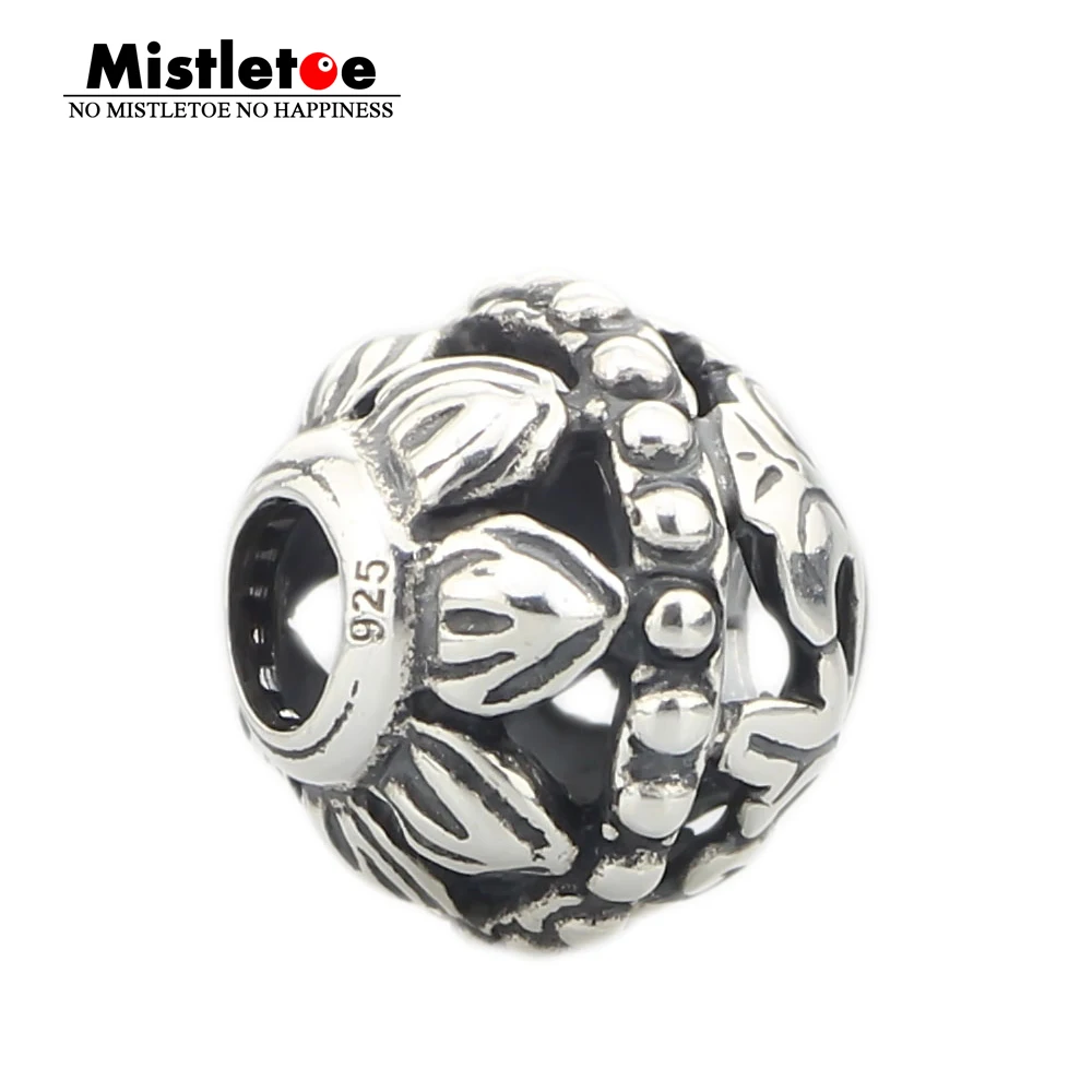 

Mistletoe Jewelry Genuine 925 Sterling Silver Spiritual Adornment Charms Beads Fits European 3.0mm Bracelet