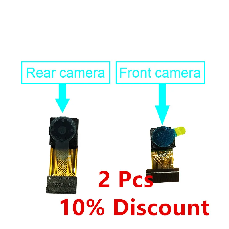 

Original For Lenovo A606 Back Rear Big Camera Module Flex Cable Small Front Camera Replacement Parts A606 Phone Camera Modules