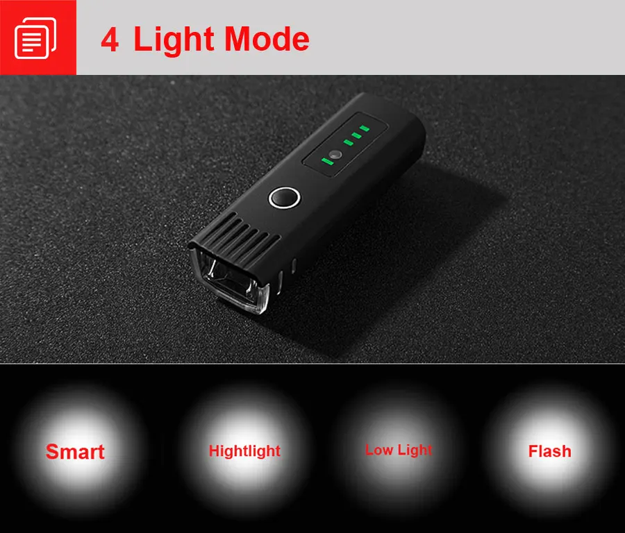Top Intelligent Bicycle Light Antiglare Sensor Auto Lamp Waterproof USB Rechargeable Cycling Warning Flashlight 4 Modes Bike Light 6 Top Intelligent Bicycle Light Antiglare Sensor Auto Lamp Waterproof USB Rechargeable Cycling Warning Flashlight 4 Modes Bike Light 6