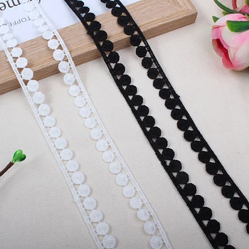 

14yards/lot width 1.1cm water soluble lace Trim fabric DIY sewing doll dress curtain sofa home decoration accessories.
