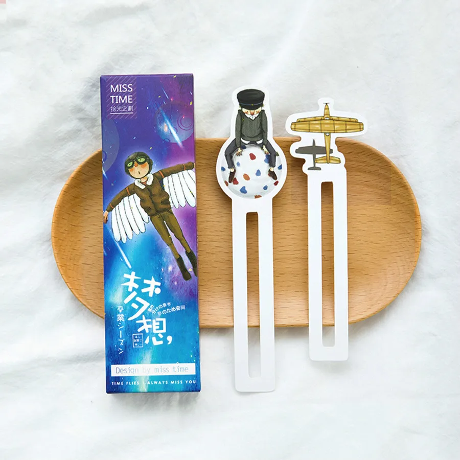 

30pcs/pack Little Dream in a Big World Bookmark Paper Bookmarkers Promotional Gift Stationery Bookmarks For Books Book Markers