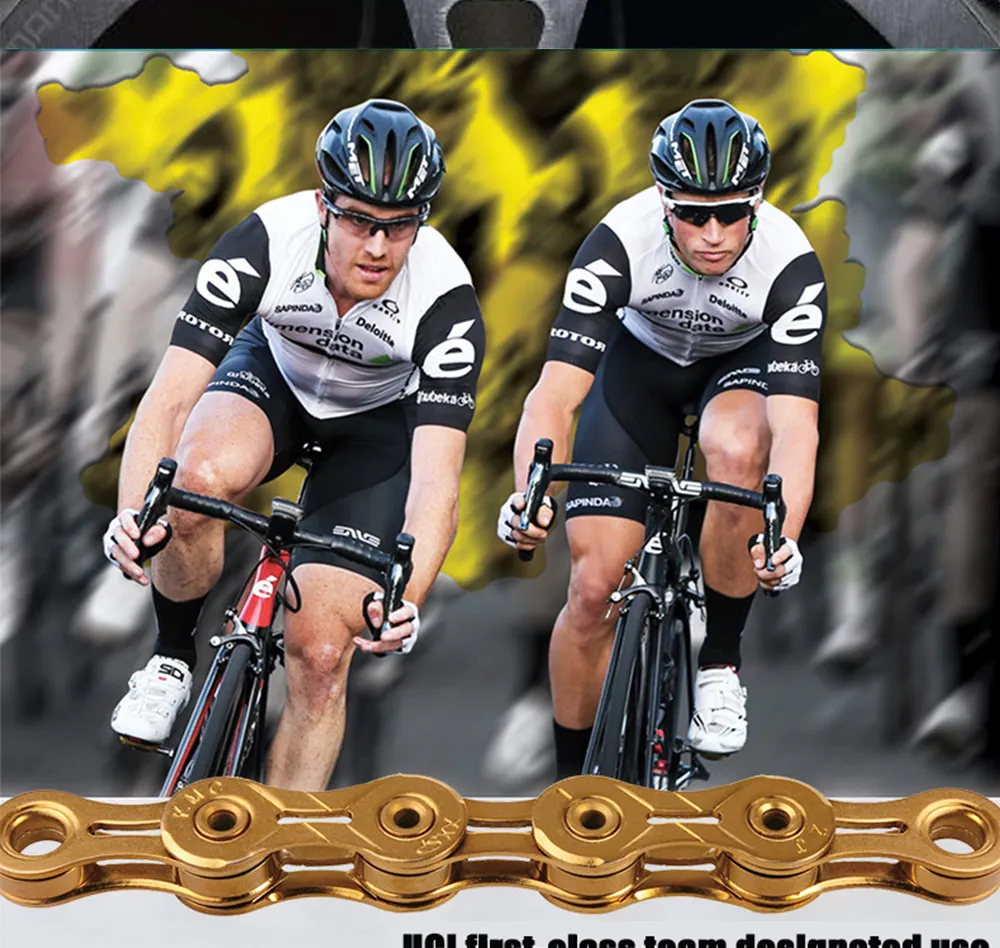 Perfect KMC Z410 1/8 Single Speed Chain Fixed Gear bicycle Chain 112L Urban Leisure Bike Folding Bike Chain Multi-Color  Bike Chain 390g 1