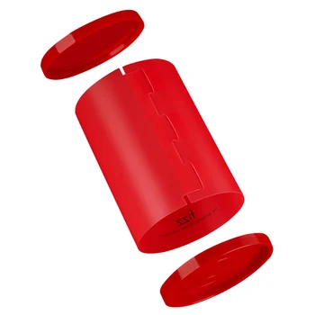 

6 Colors Office Organizer Stationery Detachable Pen Holder DIY Plastic Desktop Pencil Round Container Pen Holder Wholesale