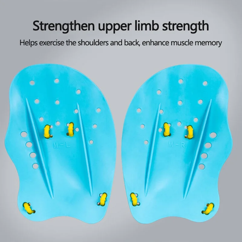 Плавательные весла профессиональные ходы для плавания практика коррекции плавательных инструментов регулируемые ручные перепончатые перчатки для взрослых и детей