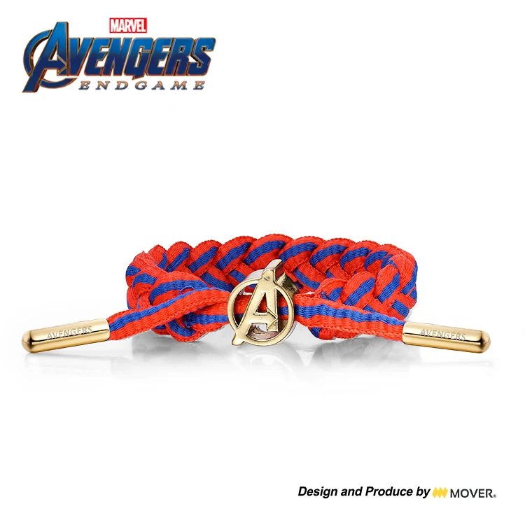 Marvel Супергерои Мститель веревка Железный человек Капитан Америка Черная пантера танос Тор Локи человек паук команды браслет