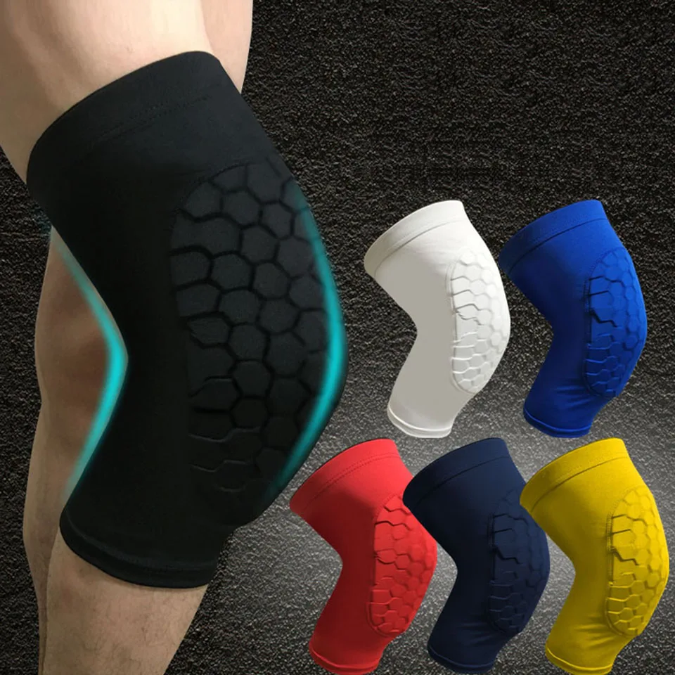 1PCS Basketball Knee pads Leg Sleeves Cellular Football