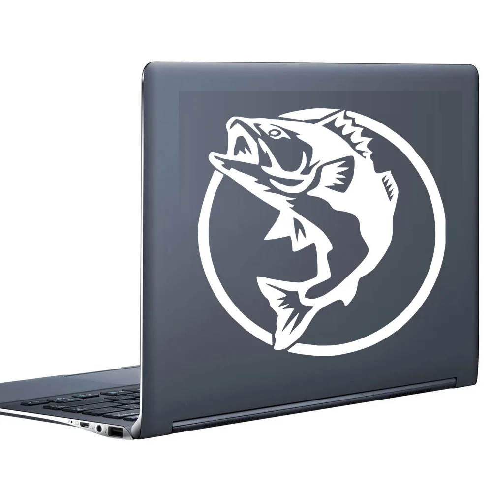 Fishing Hunting Sports Laptop Decal Computer Sticker Removable Notebook Adhesive Car Styling Decals Home Decor