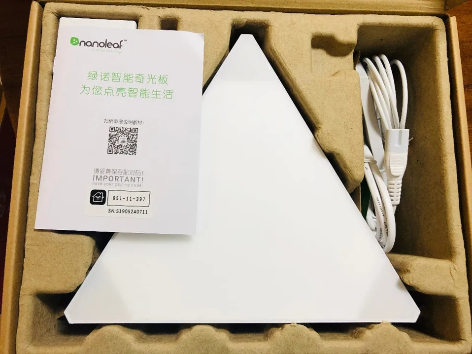 Xiaomi Nanoleaf умный нечетный светильник полноцветная музыкальная работа с приложением Mijia для Apple Homekit Google Home настройка на заказ