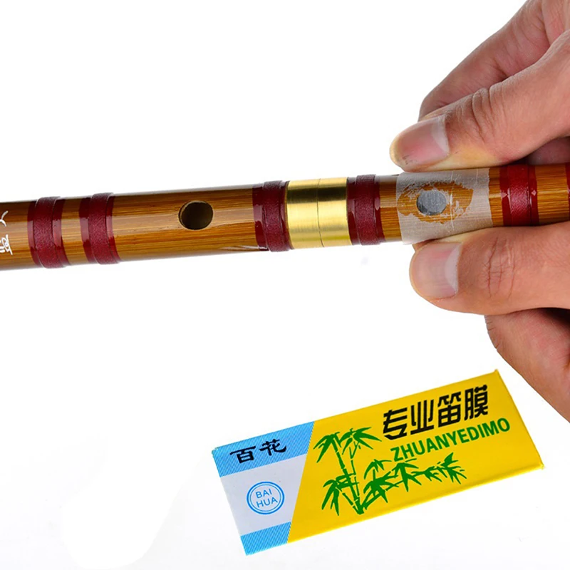 

1Pc/5Pcs Special Natural Bamboo Flute Chinese Flute Diaphragm Dizi And Metal Flauta Membrane