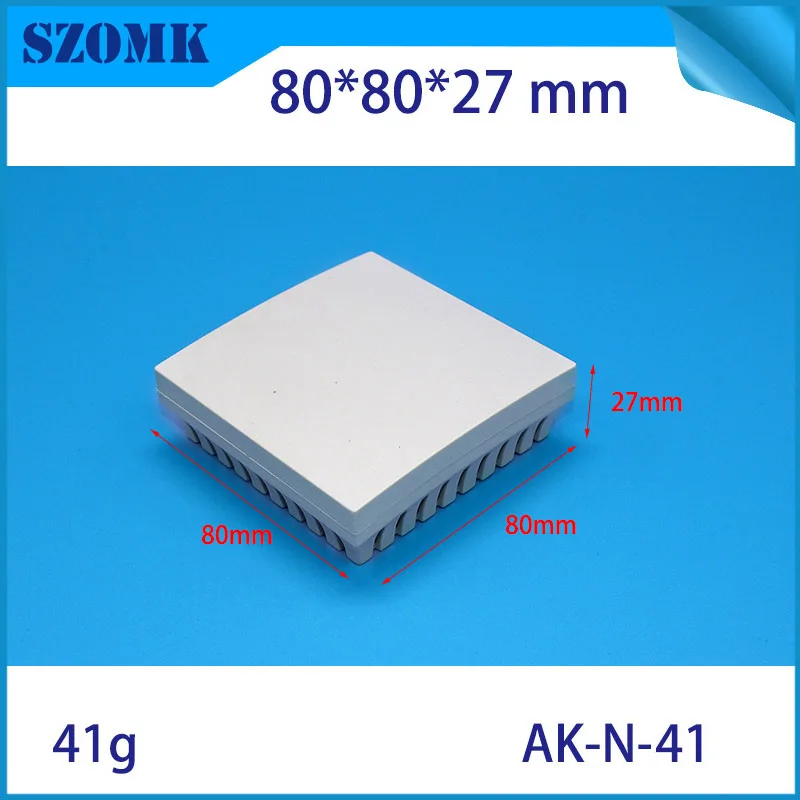 

10 pieces, 80*80*27mm plastic enclosure for pcb device junction box szomk sensor control box plastic case electronics box