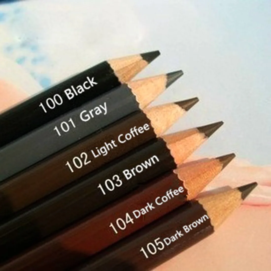 Горячая 1 шт. 5 видов цветов макияж Neatural длительный карандаш для бровей Enhancer Водонепроницаемый бровей Pen Красота Косметика Инструменты