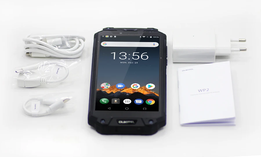 OUKITEL WP2 IP68 NFC водонепроницаемый 6," 18:9 Android 8,0 MT6750T Восьмиядерный 4 Гб ОЗУ 64 Гб ПЗУ 10000 мАч мобильный телефон с отпечатком пальца