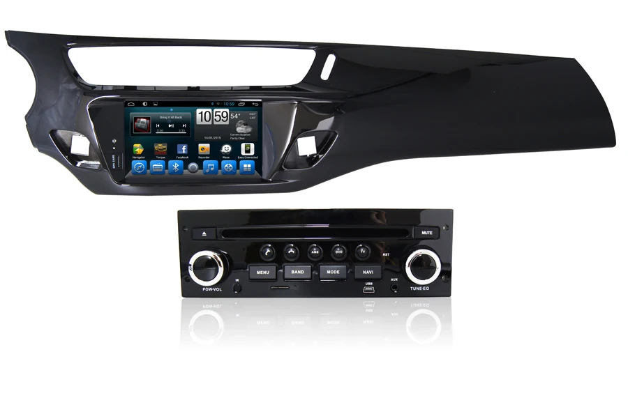 Автомобильный Dvd плеер Navirider для Citroen C3 DS3 Восьмиядерный Android 9 0 Gps навигация 2din