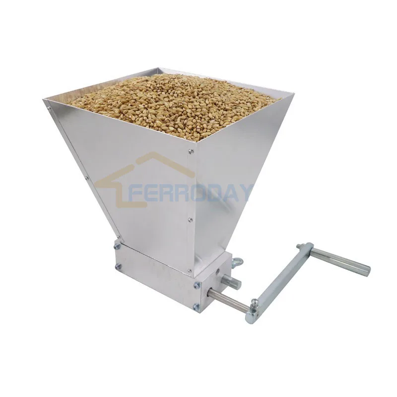 

Stainless Malt Mill Grain Crusher 2 rollers For Homebrew Home brewing