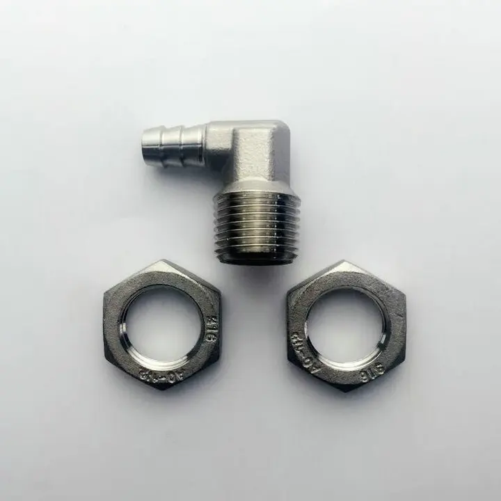 

3/8" barb fitting and 1/2" lock nuts for Stainless Steel False Bottom,grain brewing accessories