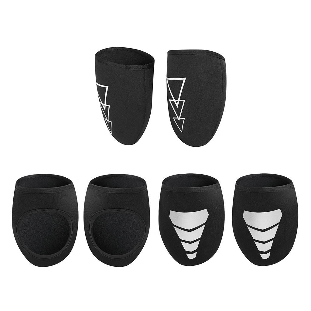 Windproof Cycling Shoes Cover Abrasion Resistant Half Shoe Covers for MTB/BMX Bicycles 3 Colors Available for Your Choice