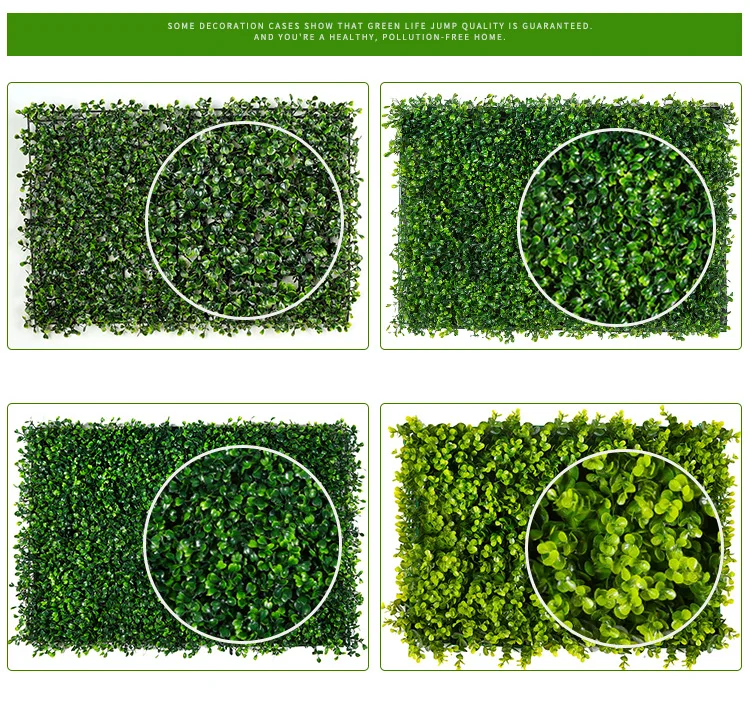 Erxiaobao 40*60 см Высокое качество полиэстер искусственные растения лист поддельные имитация травы газон комнатное ограждение цветок украшение стены