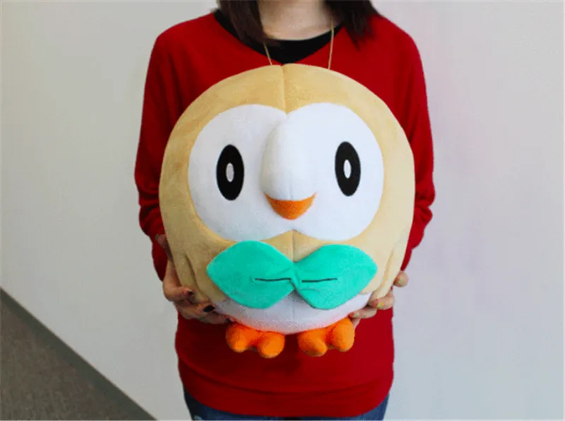 16 New Pc Original Huge Litten Popplio Mokuroh Rowlet 40cm Plush Doll Toy Sun Moon Gift Toy Sun Plush Doll Toys40cm Plush Aliexpress