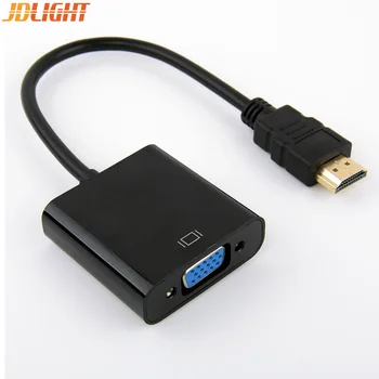 

HDMI VGA Adapter HDMI to VGA Digital to Analog Video Audio Converter Cable 1080p for Raspberry Pi PC Laptop TV Box Projector