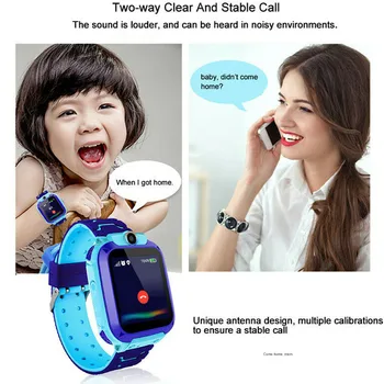 

Kids Smart Watch Waterproof Large Battery Capacity Touching Screen with HD Camera EM88