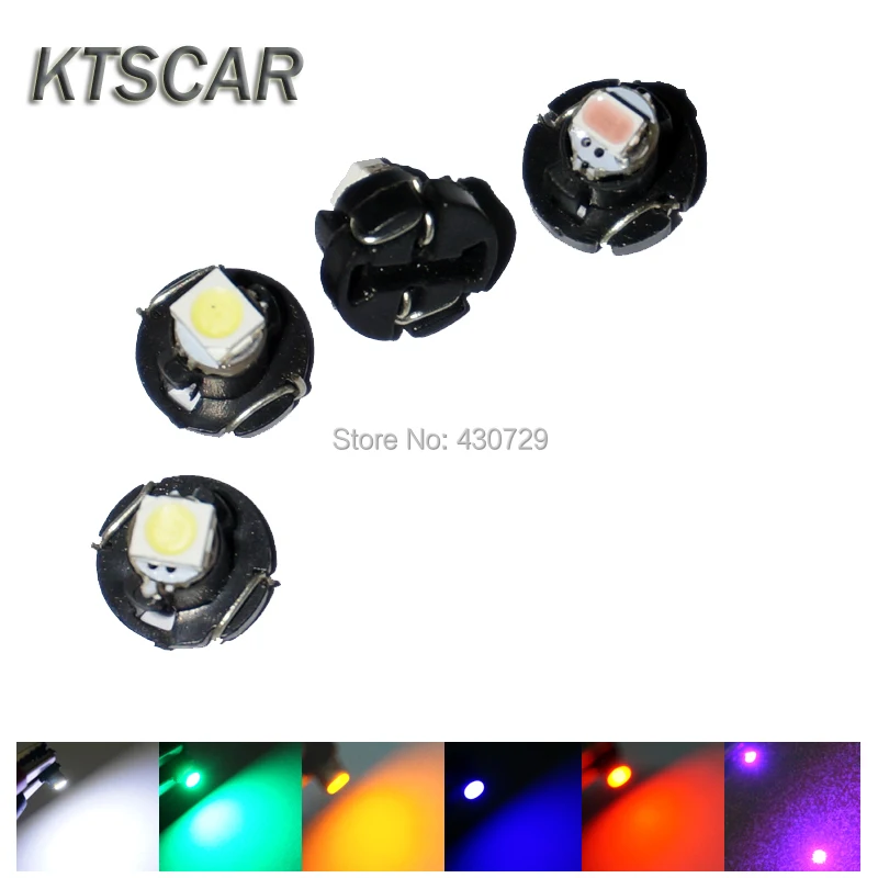 

100X T3 T4.2 T4.7 LED Neo Wedge Switch Radio Climate Control Bulb Instrument Dashboard Dash Indicator Light Bulb Ac Panel Bulb