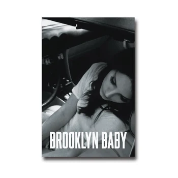 

Art silk Poster Lana Del Rey Music Singer Brooklyn Baby Wall Canvas Print Modern Decoration painting picture