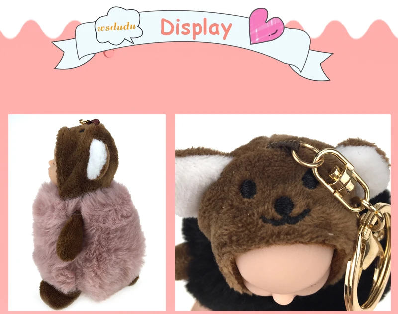 Sleeping Baby Bears Keychains _03