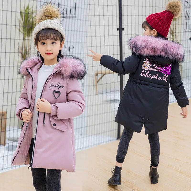 

Girl Winter Jacket Thick Cotton Girls Coat Warm Children's Jackets Infant Girls Clothing Padded Jacket Kid Clothes