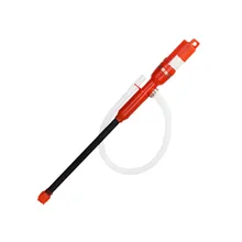 CARAYMIN ручной Электрический сифонный насос с питанием от аккумулятора, вода, масло, газ, жидкость, бензин, передача, длинный тип(красный) для автомобилей