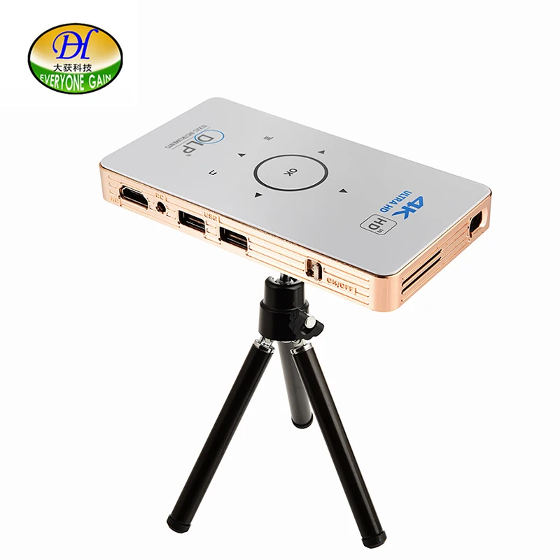 Everyone Gain A18 Projetor Celular Full HD 3D Mini Video Proyector Android Projector DLP Pico Battery Projecteur Game Portatil