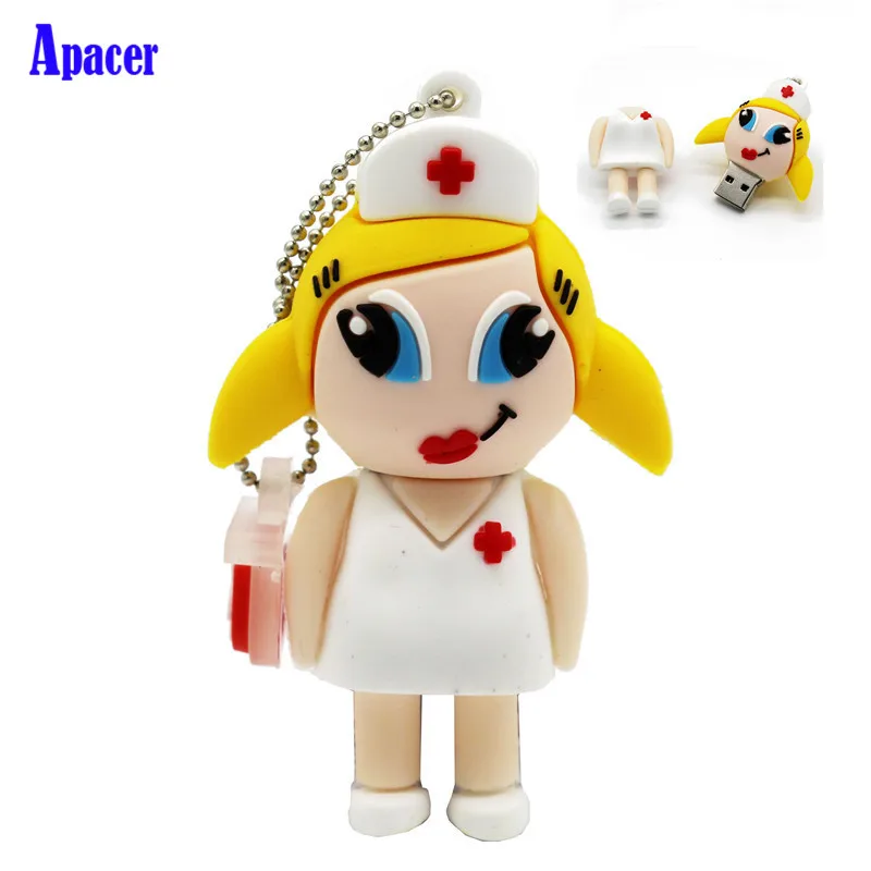 

Apacer doctor Nurse Pendrive 4GB 8GB 16GB 32GB 64GB USB 2.0 Memory Pen Drive Stick USB Flash Drives