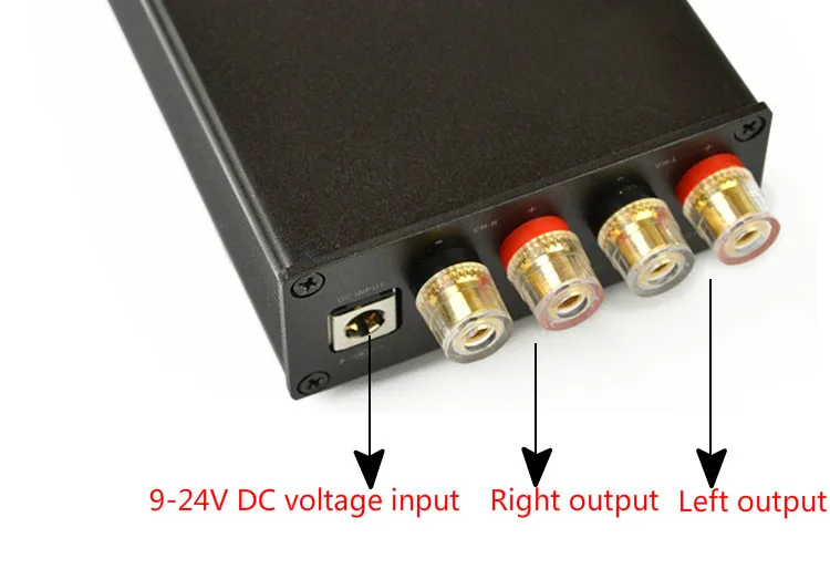 Ghxamp Hifi TPA3116D2 мини аудио усилитель класса D 100 Вт * 2 поста-уровень 2,0 цифровой Мощность усилитель Алюминий корпус дома Применение 1 шт