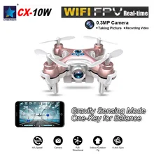 Drone with Camera Cheerson CX 10W Mini 6 Axis Gyro RC Quadcopter Headless Mode Remote Control