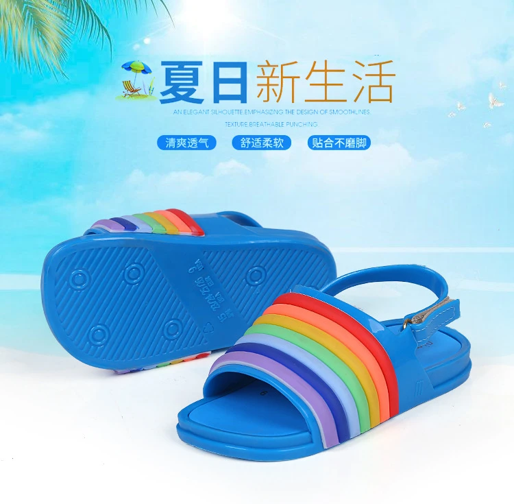 rainbow baby sandals