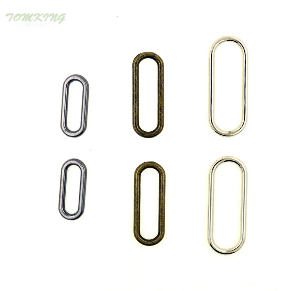 

New arrived 20mm 30mm 30pcs/lot silver gun-black oval Connection alloy metal shoes bags garment Buckles DIY Accessory Sewing