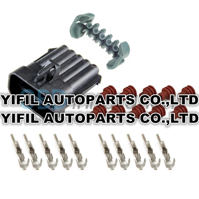 

2/5/10/20/50/100pcs/lot 10 Pin/Way Male Metri-Pack Sealed 150 Series 14 AMP Automotive Connector Plug For DELPHI 12045808