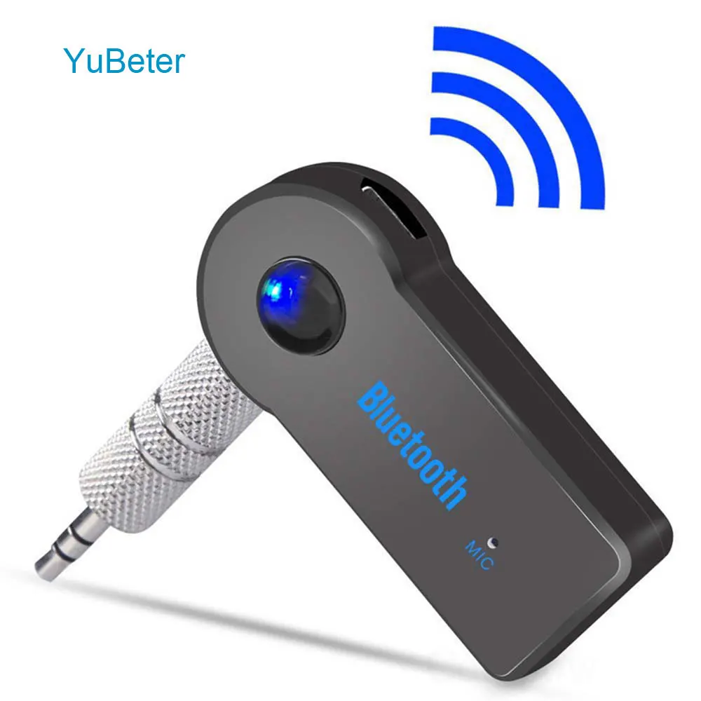 YuBeter Bluetooth приемник 3,5 мм AUX аудио разъем беспроводной передатчик музыкальный адаптер для MP3 автомобильный динамик наушники громкой связи