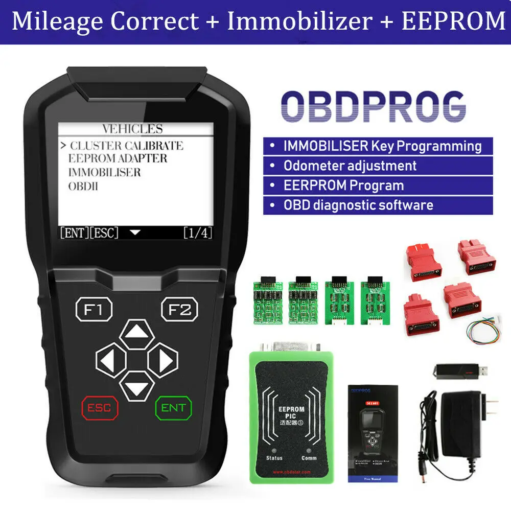 

OBDPROG MT601 Professional Odometer Correction Tool OBDII Mileage Adjustment Immobilizer Key Programming OBD2 Diagnostic Tool