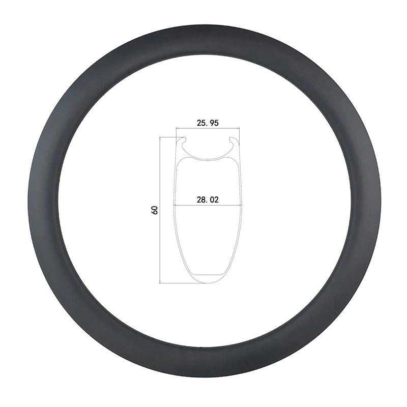 700c 60 мм x 26 clincher для велокросса шоссейный дисковый тормоз углеродный обод 12K 3K