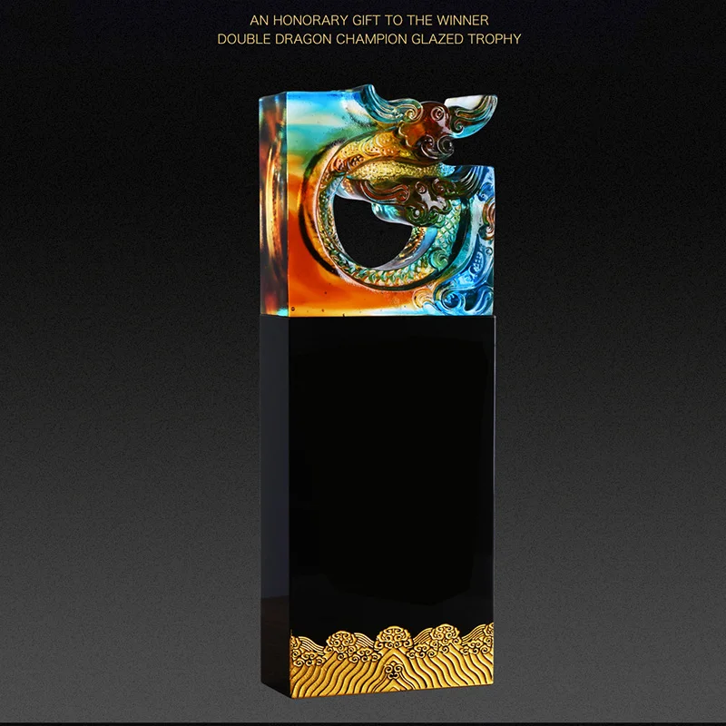 

High Quality Souvenir Crystal Corporate Awards Glaze Trophy