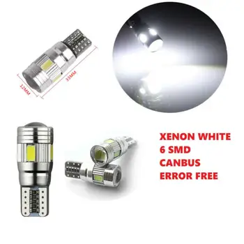 

10x Car White LED Lights Kit for Stock Interior Dome License Plate Lamps