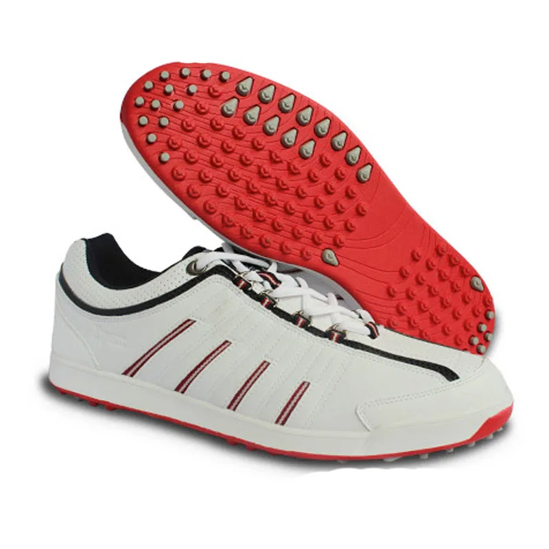 الرجال الأصلي أحذية الجولف الذكور للماء المضادة للانزلاق صدمة امتصاص الأحذية الرياضية الرجال mirofiber الجلود أحذية رياضية