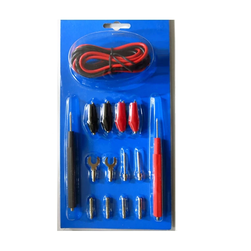 

16pcs/set Multifunction Banana Plug Test Leads Kit Multimeter Test Clips Set