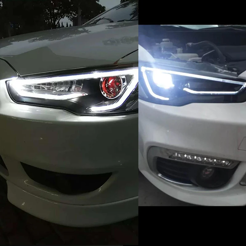 CNSUNNYLIGHT For Mitsubishi Lancer EVO X 2008-2017 Car Headlight Assembly LED DRL Turn Signal Xenon HID Projector Lens Plug Play (17)