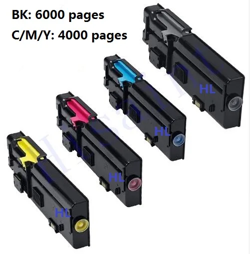 

printer toner cartridge Compatible Dell C2660 C2660DN C2665DNF bk/m/c/y 4pcs/set