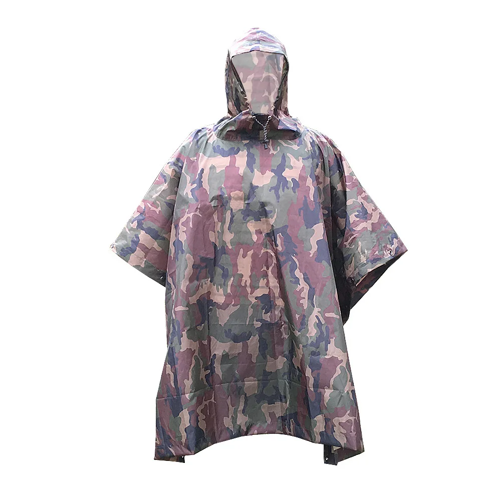 New Luckstone Outdoor Raincoat Sun Shelter Travel Rain Poncho Backpack Rain Cover Waterproof